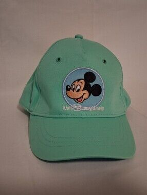 Women's Disney Mint Green Mickey Mouse Baseball Cap